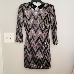 Women's Sequin Mini Dress